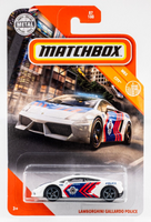 2020 Matchbox #87 Lamborghini Gallardo LP560-4 Polizia WHITE | MBX POLICE | FSC