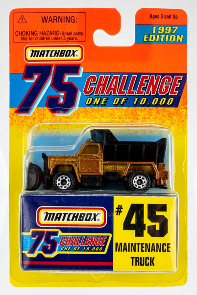 1997 Matchbox Gold Challenge #45 (Chevy) Maintenance Truck GOLD | FSC