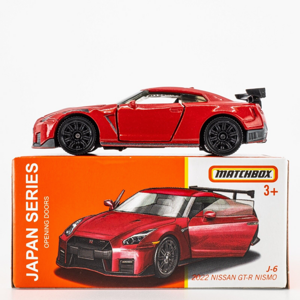 2022 Matchbox Japan Series J-6 2022 Nissan GT-R Nismo SOLID RED | FSB