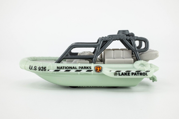 2020 Matchbox #84 Sea Spy GENTLE GREEN | NATIONAL PARKS LAKE PATROL | MINT