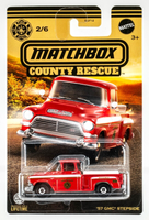 2024 Matchbox County Rescue #2 '57 GMC Stepside RED | MBX COUNTY | FSC