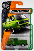 2017 Matchbox #95 Volkswagen Transporter Cab ESCORIAL GREEN | CARGO IN BED | FSC