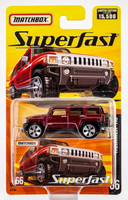 2005 Matchbox Superfast #66 Hummer H3 SONOMA RED METALLIC | FSC