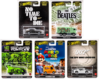 2024 Hot Wheels Pop Culture Mix 4 | 5-Car Set | VW Drag Bus | Plumber Van