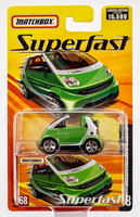 2005 Matchbox Superfast #68 smart fortwo cabrio GREEN | FSC