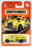 2023 Matchbox #60 MBX Fire Dasher (1953 GMC Model 454 AFE) SAFETY YELLOW | FSC