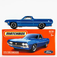 2024 Matchbox Power Grabs #83 1970 Ford Ranchero ACAPULCO BLUE METALLIC | FSB