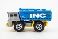 2024 Matchbox "Construction V" Water Hauler BLUE | INC CONSTRUCTION | MINT