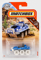 2018 Matchbox #75 ATV 6x6 POWDER BLUE | POLAR ATV 6x6 | FSC