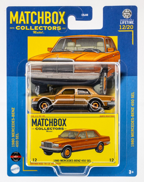 2024 Matchbox Collectors #12 1980 Mercedes-Benz 450 SEL BROWN METALLIC | FSC