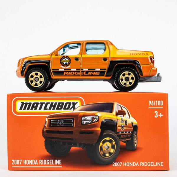 2022 Matchbox Power Grabs #96 2007 Honda Ridgeline ORANGE METALLIC | FSB