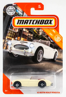 2020 Matchbox #42 '63 Austin Healey 3000 MK2 MATTE PALE CREAM | FSC