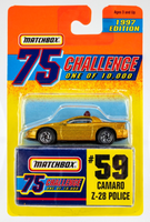 1997 Matchbox Gold Challenge #59 Chevy Camaro Z-28 Police GOLD | FSC