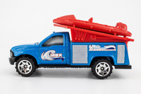 2012 Matchbox "Outdoor Adventure" Ford F-250 Raft Truck BLUE | MINT