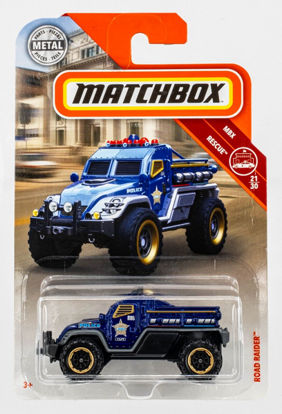 2018 Matchbox #77 Road Raider BLUE | CSI POLICE | FSC