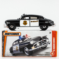 2017 Matchbox Power Grabs #57 '51 Hudson Hornet BLACK | SHERIFF | FSSC