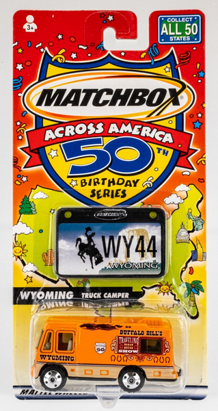 2002 Matchbox Across America Truck Camper | ORANGE | WYOMING | FSC