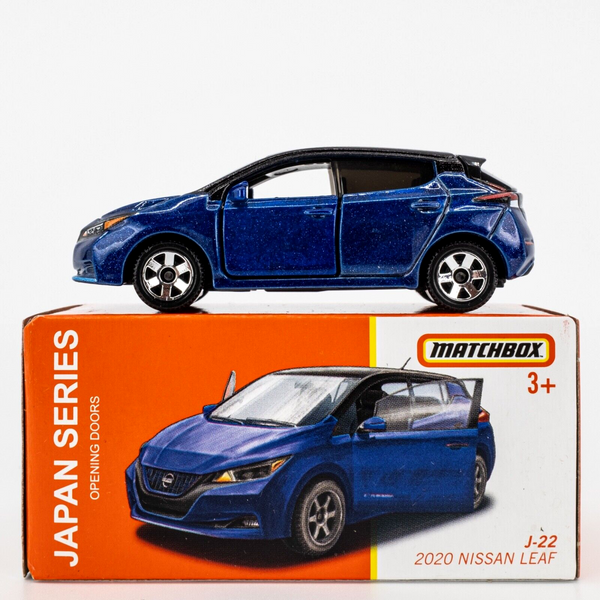 2024 Matchbox Japan Series J-22 2020 Nissan Leaf DEEP BLUE PEARL | FSB