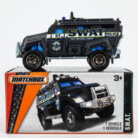 2016 Matchbox Power Grabs #78 S.W.A.T Truck GREY | SWAT POLICE | FSB