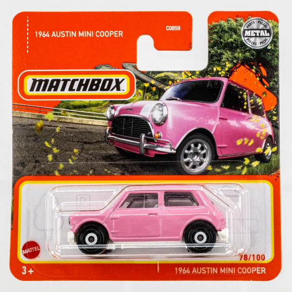 2022 Matchbox #78 1964 Austin Mini Cooper 1275S PINK | FSSC