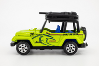 2012 Matchbox "Beach Rescue" 1998 Jeep Wrangler BRIGHT GREEN | MINT