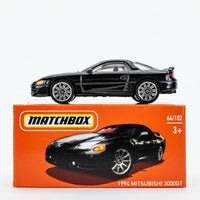 2022 Matchbox Power Grabs #64 1994 Mitsubishi 3000GT SOLANO BLACK PEARL | FSB