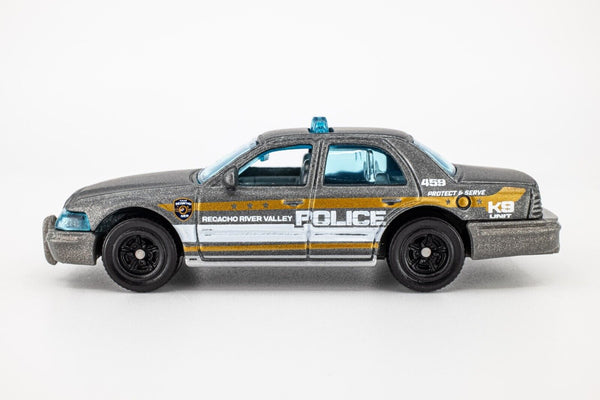 2019 Matchbox #56 2006 Ford Crown Victoria MATTE GUNMETAL | POLICE K9 | MINT