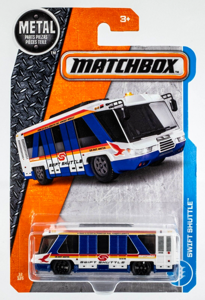 2017 Matchbox #12 Swift Shuttle WHITE | BLUE | FSC