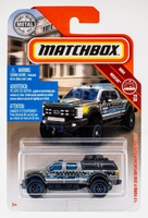 2019 Matchbox #50 2017 Ford Skyjacker Super Duty F-350 SILVER | POLICE | FSC