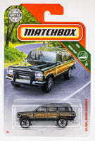 2019 Matchbox #14 '89 Jeep Wagoneer CLASSIC BLACK | FSC