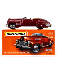 2022 Matchbox Power Grabs #62 1941 Cadillac Series 62 Convertible RED | FSB