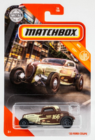 2020 Matchbox #16 '33 Ford Coupe BROWN | MATCHBOX SPEED SHOP | FSC