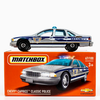 2022 Matchbox Power Grabs #67 Chevy Caprice Classic Police SILVER | FSB