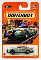 2024 Matchbox #64 Ford Police Interceptor GREEN | FOREST RANGER | FSC