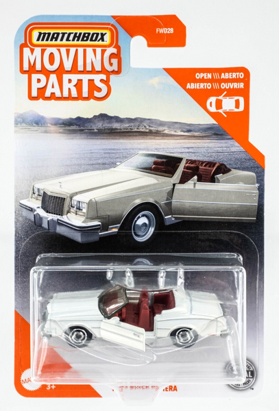 2020 Matchbox Moving Parts GTT19 '83 Buick Riviera WHITE PEARL | FSC