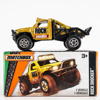 2016 Matchbox Power Grabs #125 Rock Shocker GOLD METALLIC | FSB