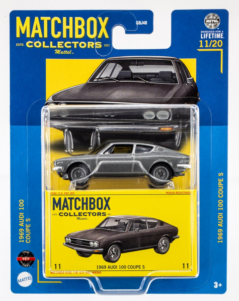 2024 Matchbox Collectors #11 1969 Audi 100 Coupe S GREY METALLIC | FSC