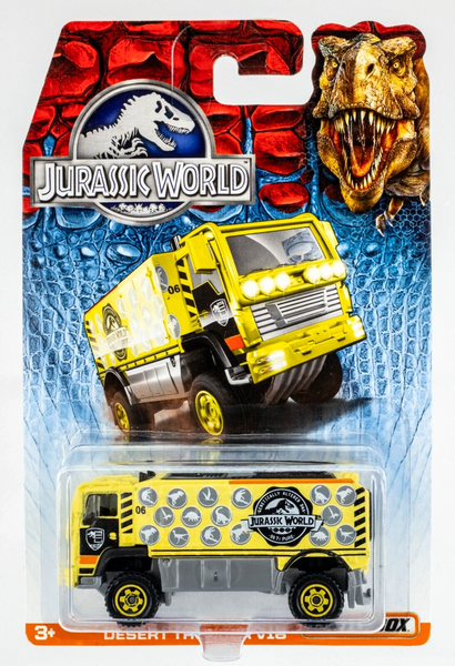 2015 Matchbox Jurassic World Desert Thunder V16 MATTE YELLOW | FSC