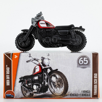 2018 Matchbox Power Grabs #89 Yamaha SCR 950 MATTE BLACK | RED | FSB