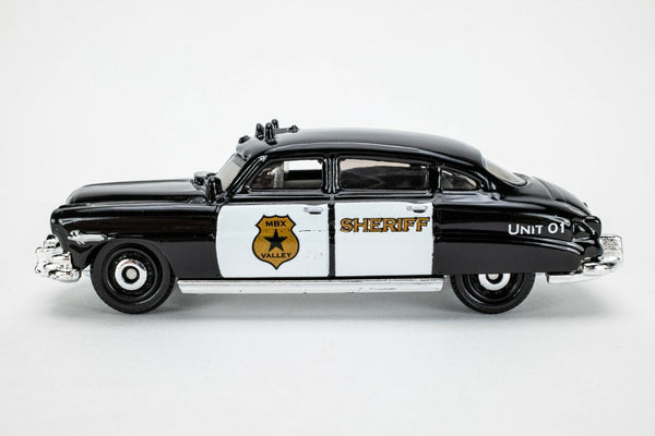 2022 Matchbox "MBX Highway II" '51 Hudson Hornet BLACK | SHERIFF | MINT