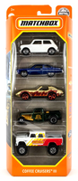 2022 Matchbox Coffee Cruisers III 5-Pack | Mini | Caprice | Corvette | D200