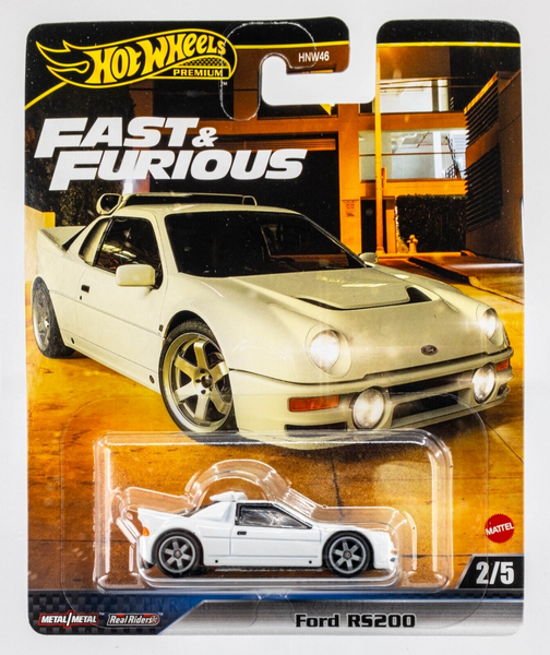 2024 Hot Wheels Fast & Furious #2 Ford RS200 WHITE | FSC