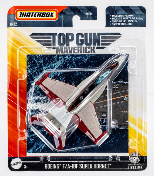 2024 Matchbox Sky Busters #11 Boeing F/A-18 Super Hornet GREY | TOP GUN | FSC