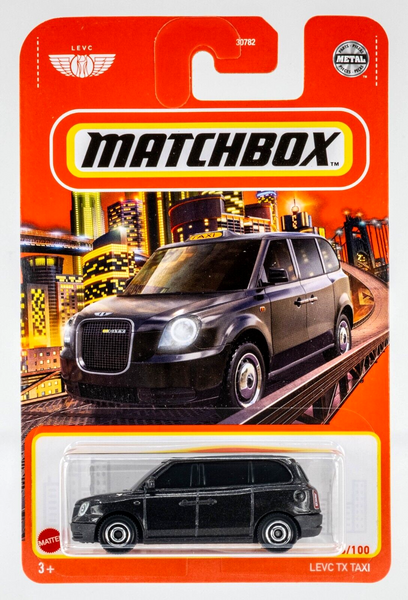 2021 Matchbox #46 LEVC TX Taxi BLACK METALLIC | FSC