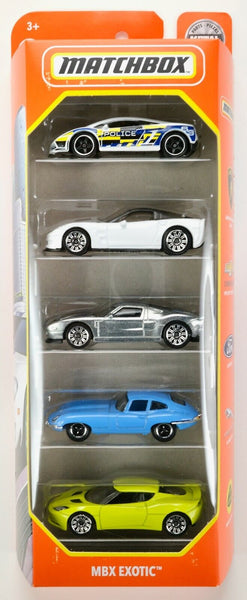 2021 Matchbox MBX Exotic 5-Pack | Lamborghini | Corvette | Ford GT | Jaguar