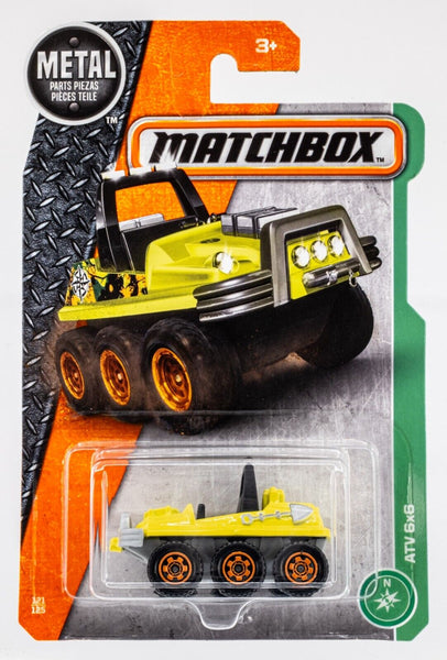 2017 Matchbox #121 ATV 6x6 YELLOW | FSC