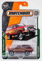 2018 Matchbox #88 Jeep Wagoneer DARK CORDOVAN PEARLCOAT (RED) | FSC