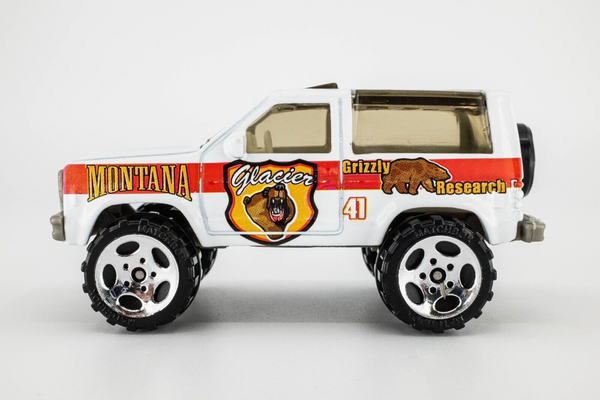 2002 Matchbox Across America Ford Bronco II WHITE | MONTANA | MINT