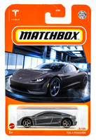 2022 Matchbox #75 Tesla Roadster MIDNIGHT SILVER | FSC