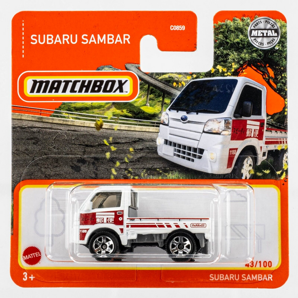 2022 Matchbox #43 Subaru Sambar WHITE | RED | FSSC